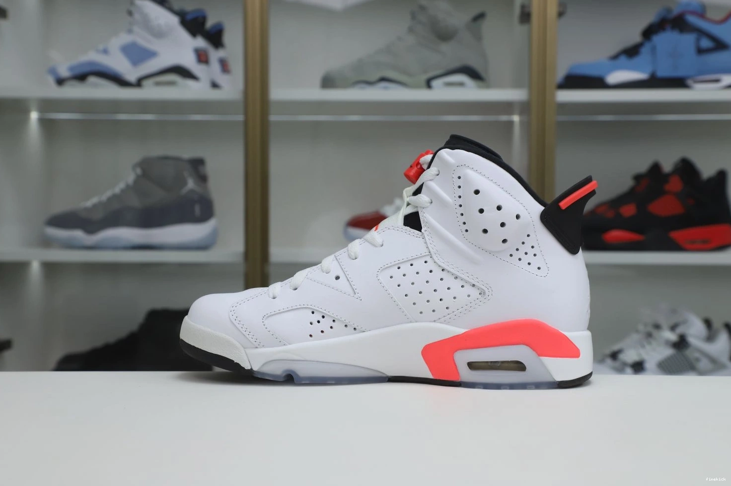 Jordan 6 White Retroinfrared Air 1208